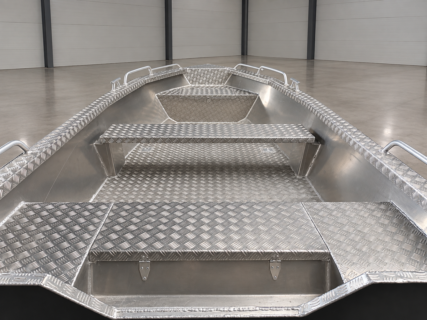Viking 420 L interieur vanaf de achterzijde