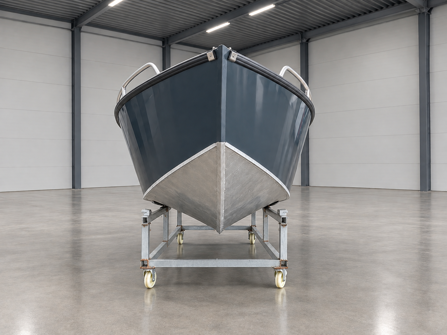 Viking 420 L vooraanzicht in de werkplaats